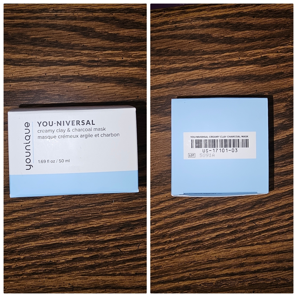 Younique Creamy Clay and Charcoal Mask
